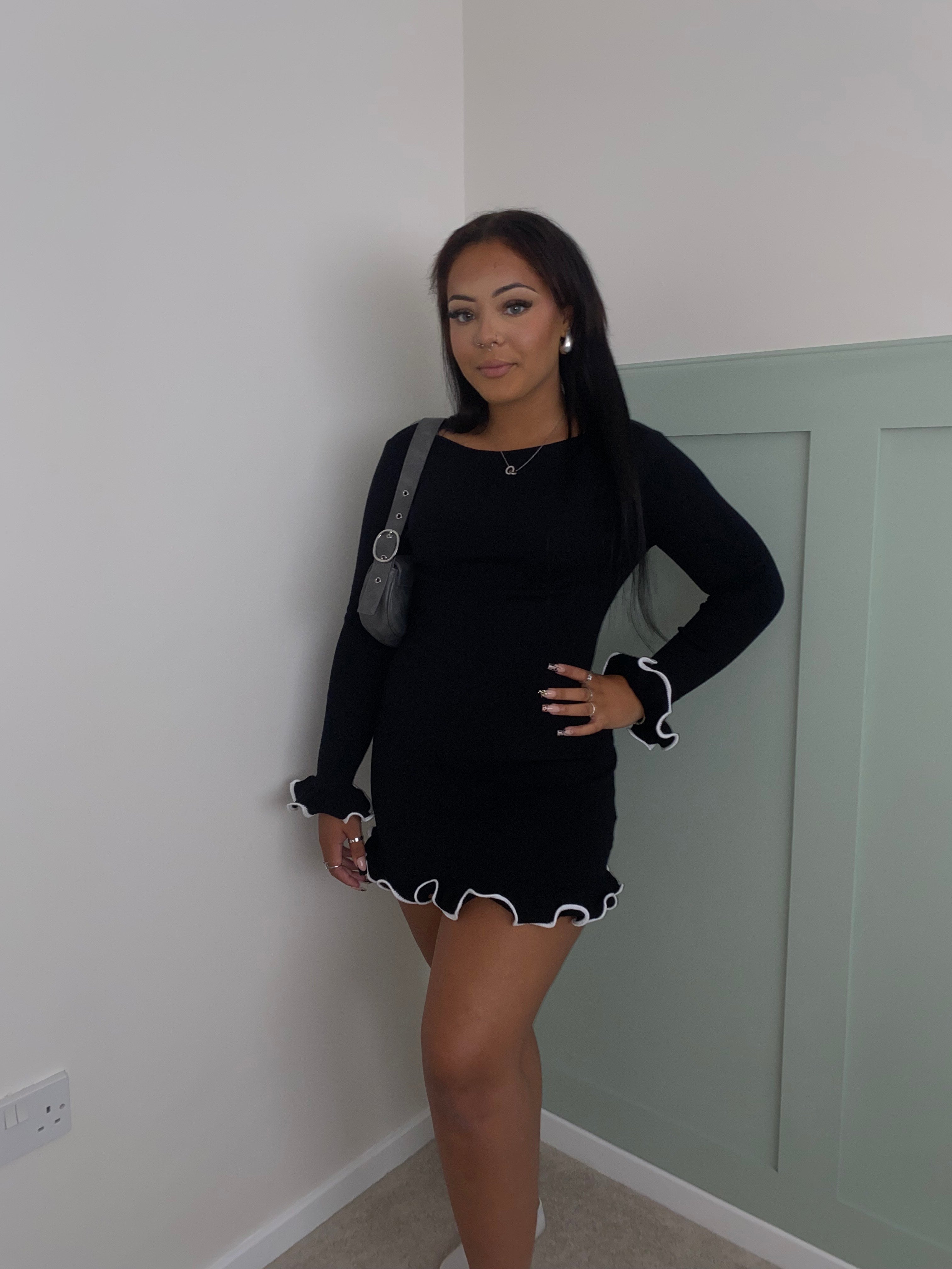 Ruffle Me Up Mini Dress